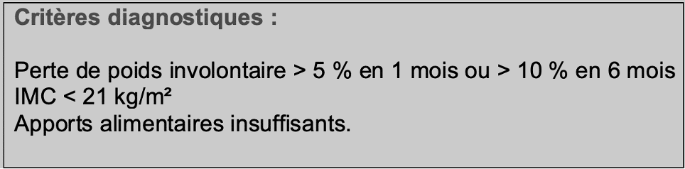 criteres diagnostics